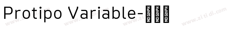 Protipo Variable字体转换